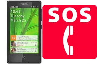 Emergency calls on Nokia X+