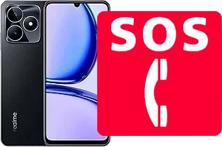 Emergency calls on Realme C53