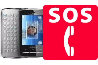 Emergency calls on Sony Ericsson Xperia X10 mini pro