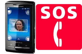 Emergency calls on Sony Ericsson Xperia X10 mini