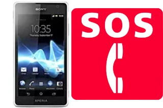 Emergency calls on Sony Xperia GX SO-04D