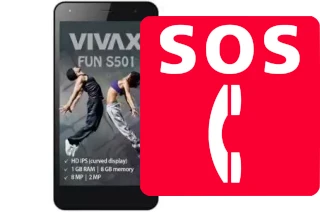 Emergency calls on Vivax Fun S501