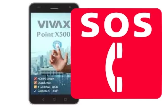 Emergency calls on Vivax Point X500