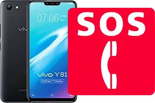 Emergency calls on vivo Y81