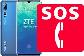 Emergency calls on ZTE Axon 10 Pro 5G