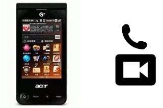 Making video calls with an Acer beTouch T500