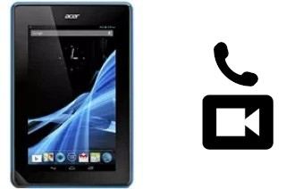 Making video calls with an Acer Iconia Tab B1-A71