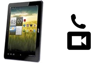 Making video calls with an Acer Iconia Tab A210