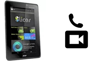 Making video calls with an Acer Iconia Tab A110