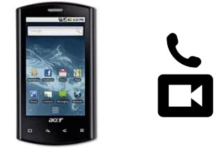 Making video calls with an Acer Liquid E