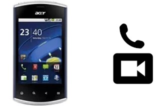 Making video calls with an Acer Liquid mini E310