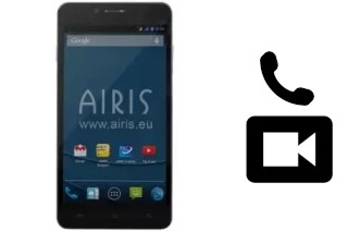 Making video calls with an Airis TM55Q