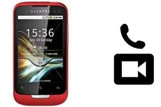 Making video calls with an alcatel OT-985