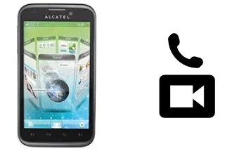 Making video calls with an alcatel OT-995