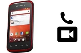 Making video calls with an alcatel OT-983