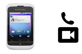 Making video calls with an alcatel OT-903