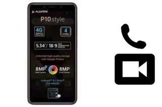 Making video calls with an Allview P10 Life