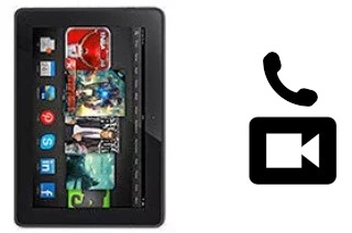 Making video calls with an Amazon Kindle Fire HDX 8.9