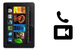 Making video calls with an Amazon Kindle Fire HDX