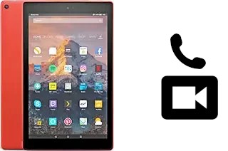 Making video calls with an Amazon Fire HD 10 (2017)