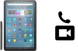 Making video calls with an Amazon Fire Max 11