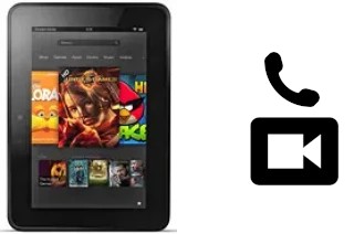 Making video calls with an Amazon Kindle Fire HD