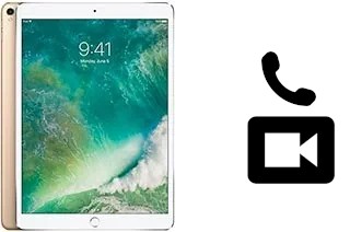 Making video calls with an Apple iPad Pro 10.5