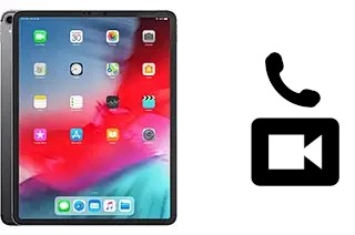 Making video calls with an Apple iPad Pro 12.9 (2018)