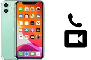 Making video calls with an Apple iPhone 11