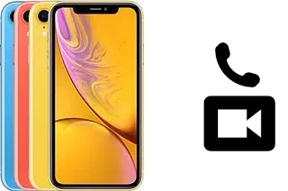 Making video calls with an Apple iPhone XR