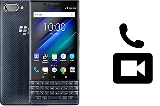 Making video calls with a BlackBerry KEY2 LE