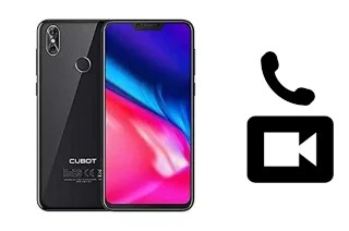 Making video calls with a Cubot P20