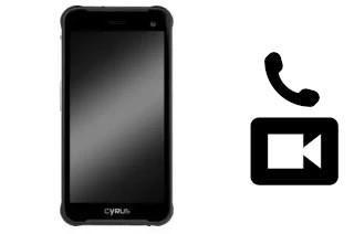 Making video calls with a Cyrus CS22