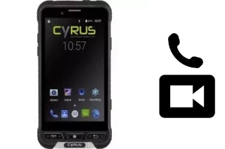 Making video calls with a Cyrus CS35