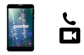 Making video calls with a Digma Citi 7586 3G