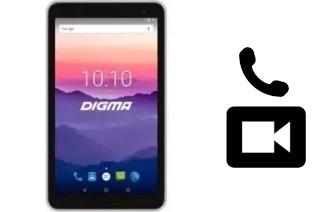 Making video calls with a Digma Optima 7018N 4G