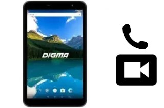 Making video calls with a Digma Optima 8019N 4G