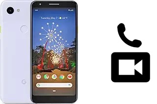 Making video calls with a Google Pixel 3a XL