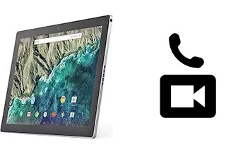 Making video calls with a Google Pixel C