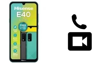 Making video calls with a HiSense E40 LITE