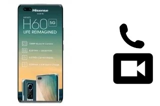 Making video calls with a HiSense H60 5G