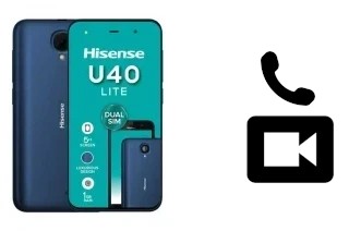 Making video calls with a HiSense U40 Lite