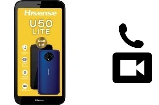 Making video calls with a HiSense U50 Lite