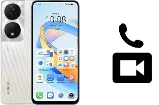 Making video calls with a Honor X7b 5G