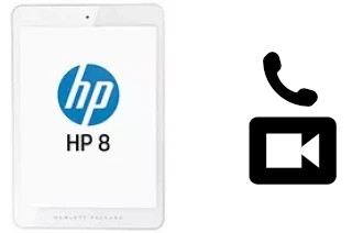 Making video calls with a HP 8