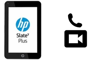 Making video calls with a HP Slate7 Plus