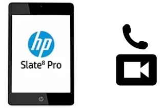 Making video calls with a HP Slate8 Pro