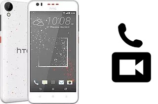 Making video calls with a HTC Desire 825