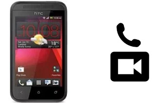 Making video calls with a HTC Desire 200