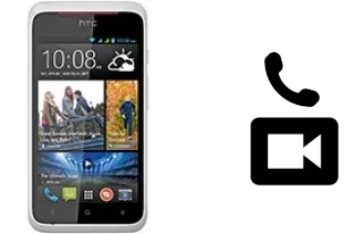 Making video calls with a HTC Desire 210 dual sim